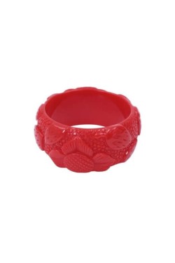 Bracelet fraise rétro pin-up