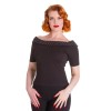 Haut rockabilly noir