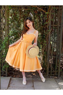 Robe lindy bop orange