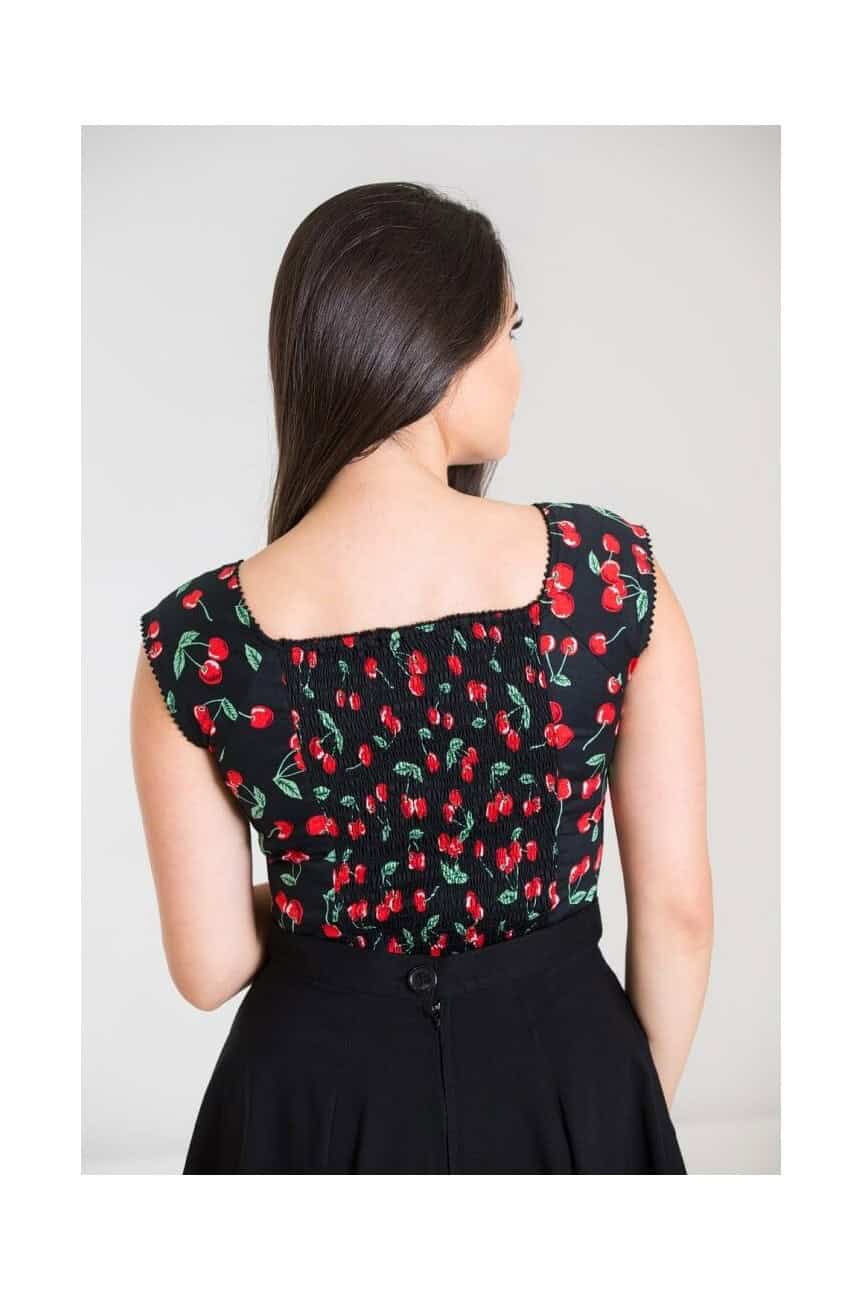 Haut cerises année 50  hell bunny