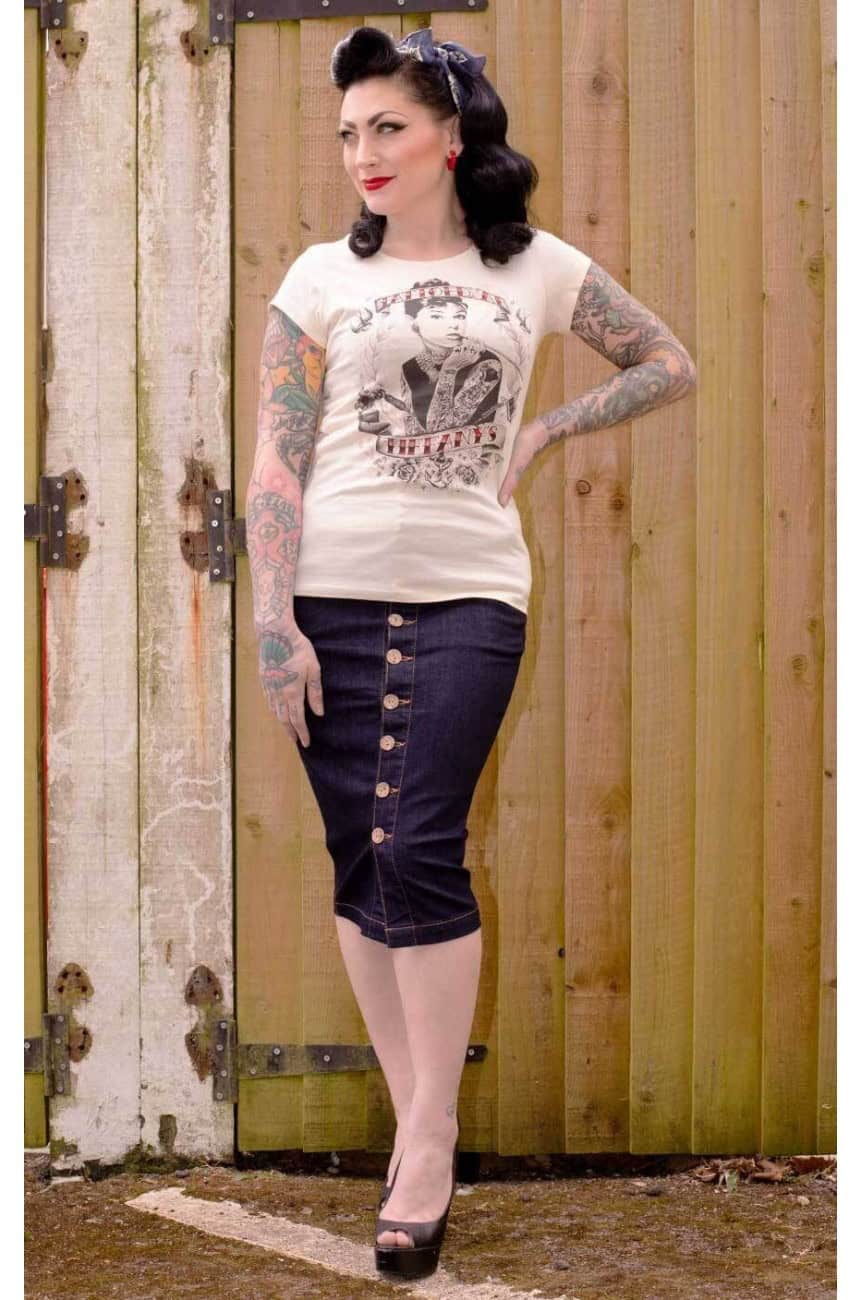 Taille s jupe crayon pendleton en laine écossaise vintage