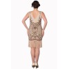 Robe années 30 a sequins
