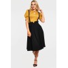 Jupe a bretelle noire longue