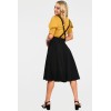 Jupe a bretelle noire longue