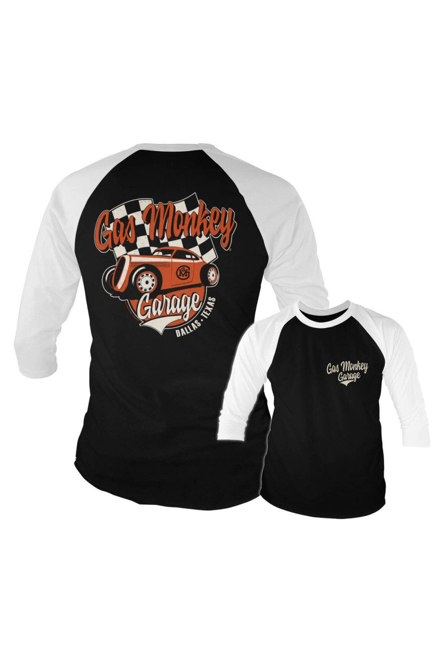 Tee shirt Gas monkey manches 3/4