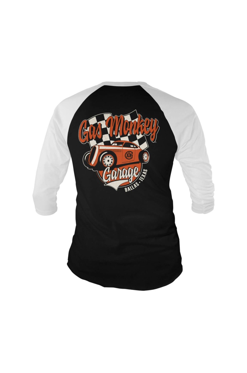 Tee shirt Gas monkey manches 3/4