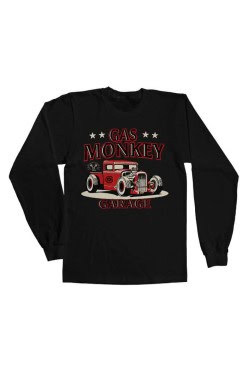 T-shirt hot rod manches longues Gas monkey