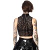 Crop top gothique