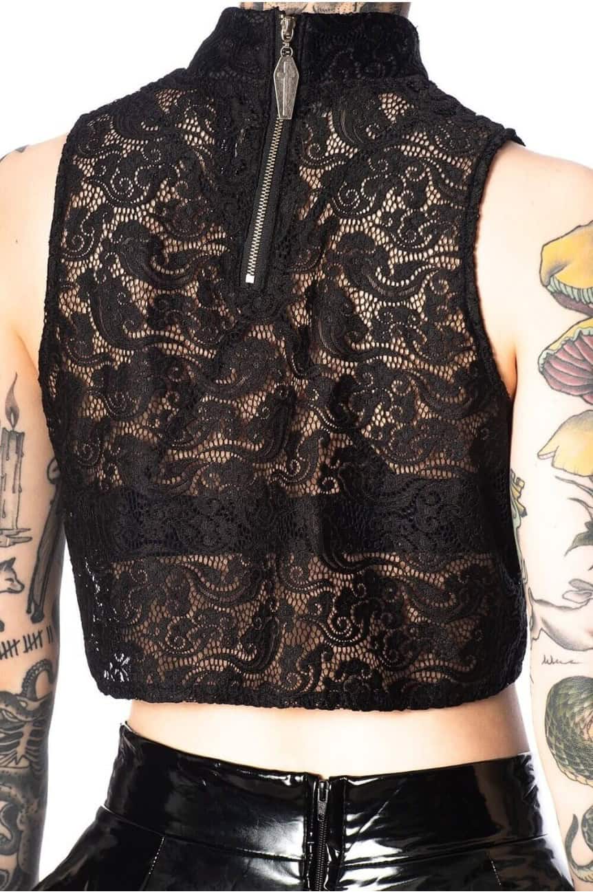 Crop top sans manche
