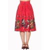 Jupe rouge pin-up