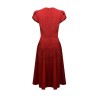Robe rétro swing rouge année40