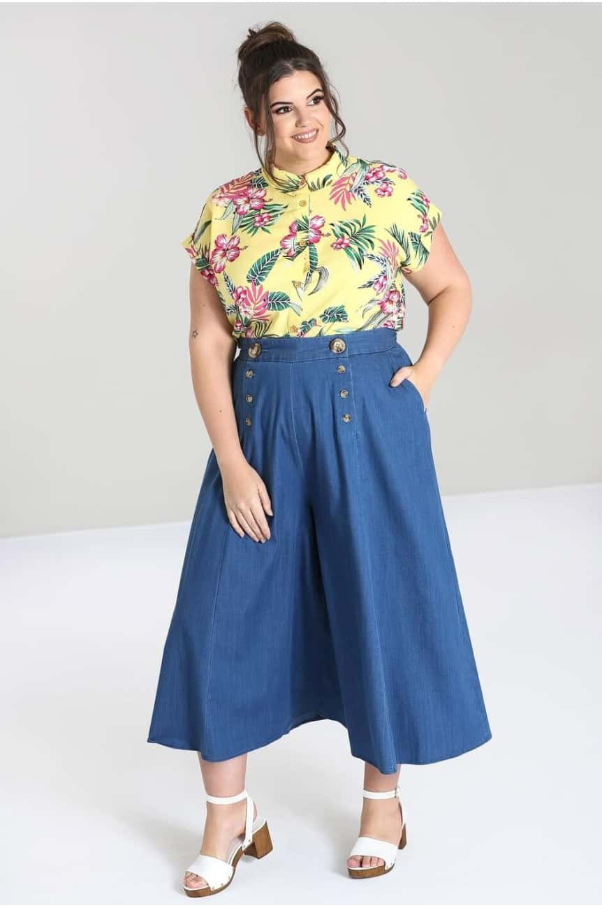 Jupe culotte taille haute Hell Bunny