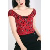 Haut hell bunny rouge