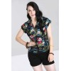 Chemise imprimé tropical Hell Bunny