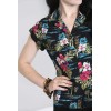 Chemise imprimé tropical