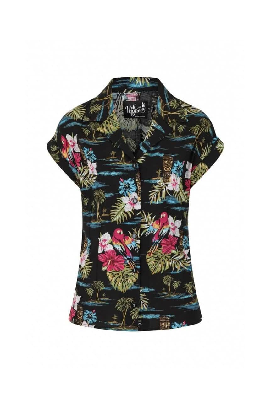 Chemise femme tiki Hell Bunny