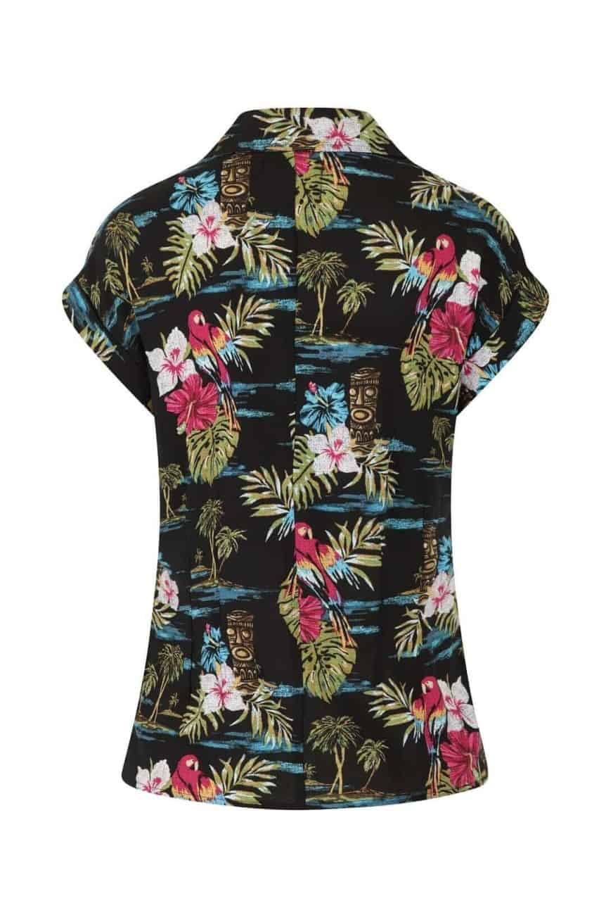 Chemise femme hibiscus Hell Bunny