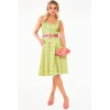 Robe rétro été tartan