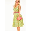Robe rétro été tartan