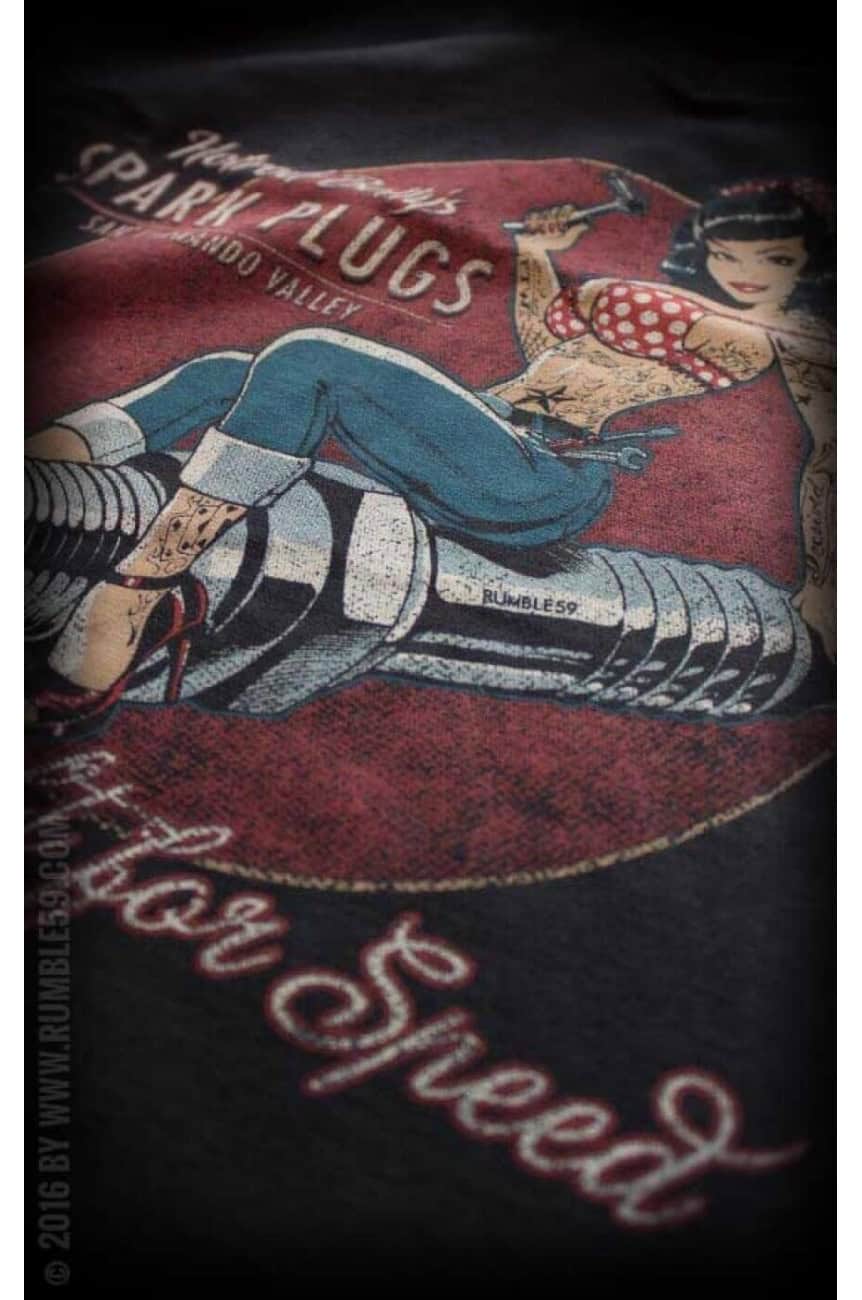 Tee shirt femme custom Rumble59 