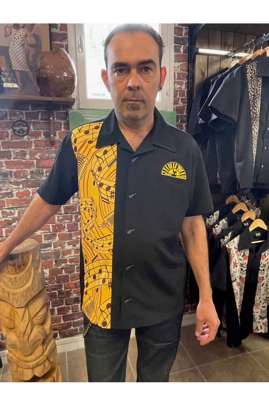 Chemise Sun records rockabilly