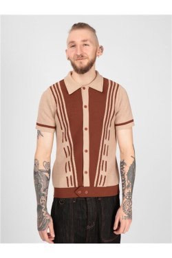 Cadigan manches courtes beige