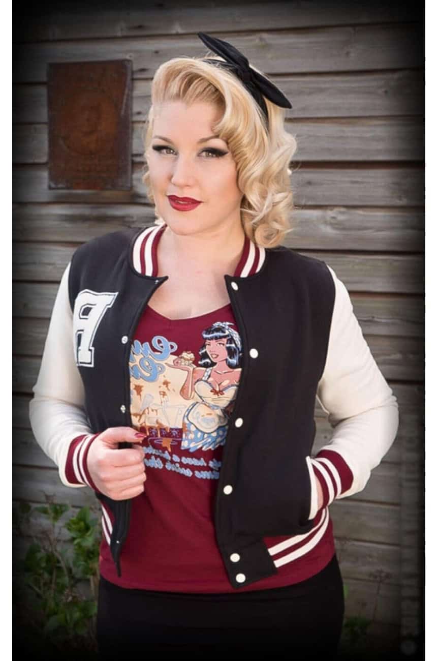 Veste Collège Vintage Holloway L - Laine Et Cuir, Style Universitaire Américain - État Parfait