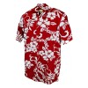Chemise hawaïenne rouge enfant
