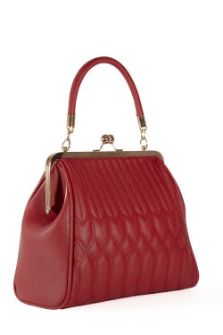 Sac rétro bordeaux