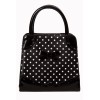 Sac pin-up a pois noir et blanc