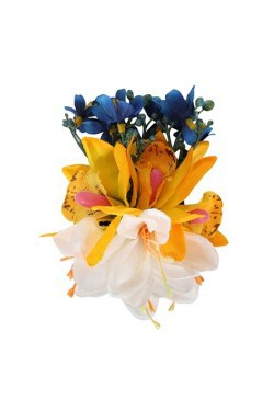Pince a cheveux fleurs tropicale