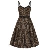 Robe rockabilly leopard