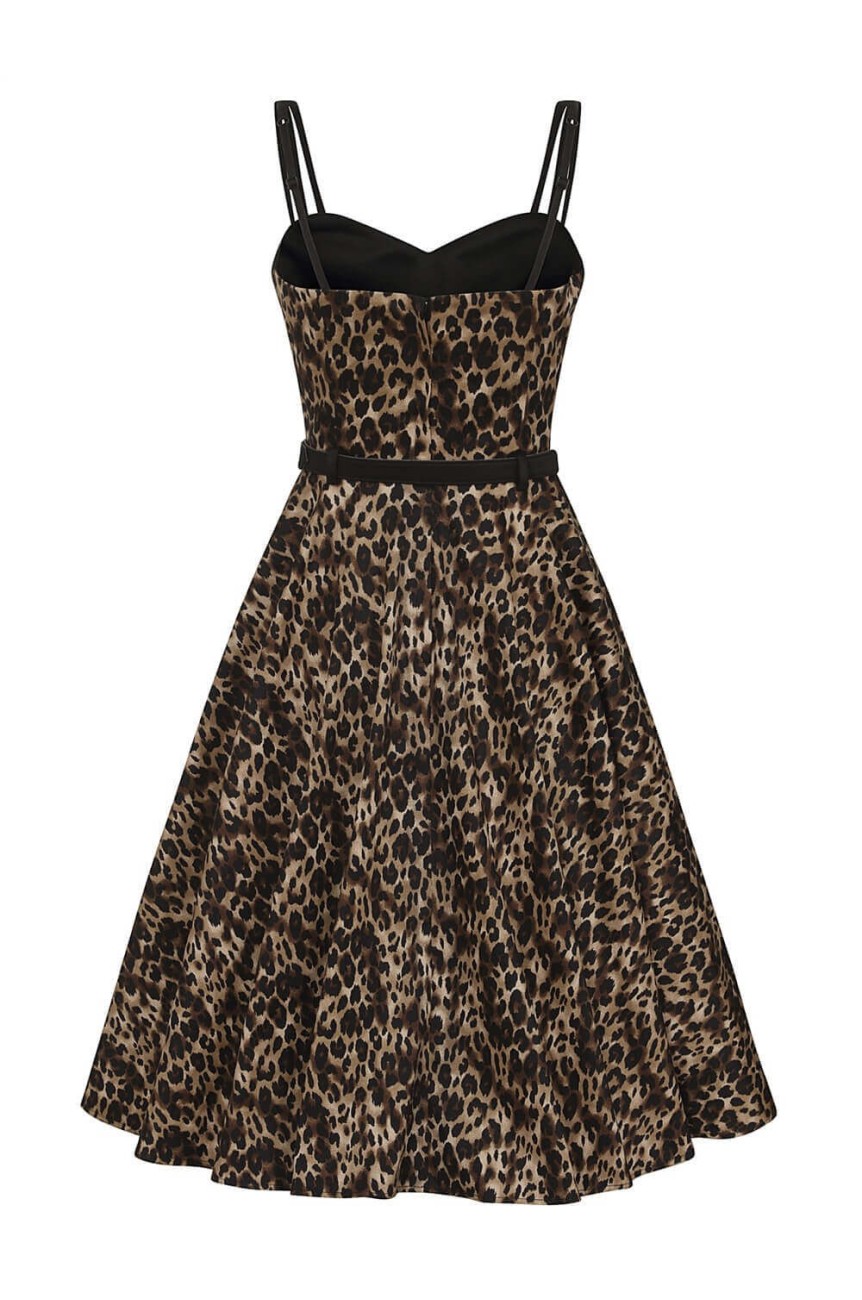 Robe pin-up leopard