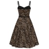 Robe pin-up leopard