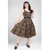 Robe rockabilly leopard