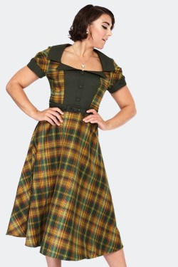 Robe tartan vintage