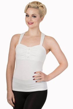 Débardeur femme blanc
