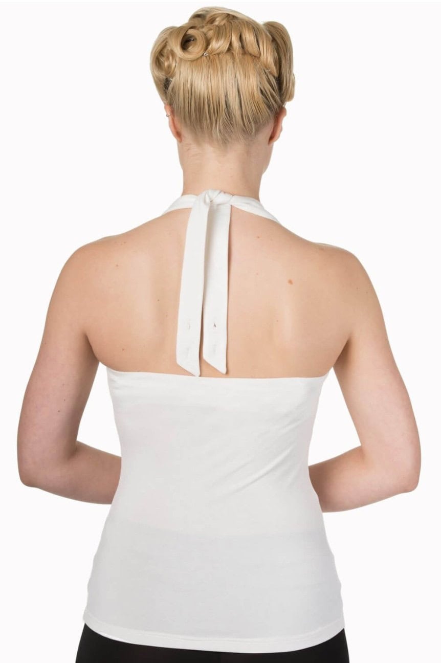 Débardeur (Marcel) Rockabilly Rumble - Motif Teddy Boy - 100% Coton - Fruit Of The Loom - Taille Standard