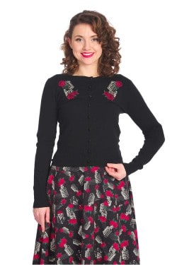 Cardigan rock'n roll années 50's