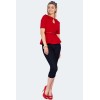 Top vintage Vixen rouge
