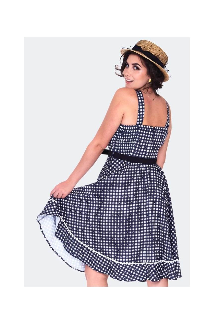 Robe vichy noir Vixen