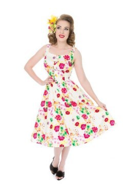Robe rétro florale