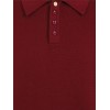 Polo tricot bordeaux