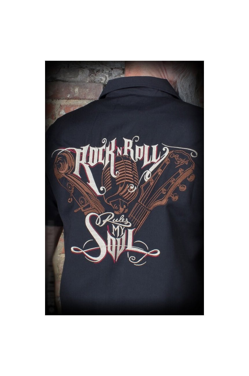 Chemise rock'n roll rules my soul