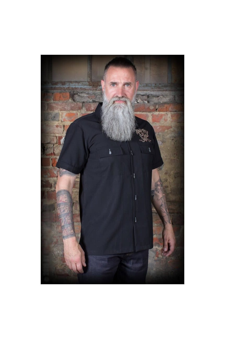 Chemise bouton guitare