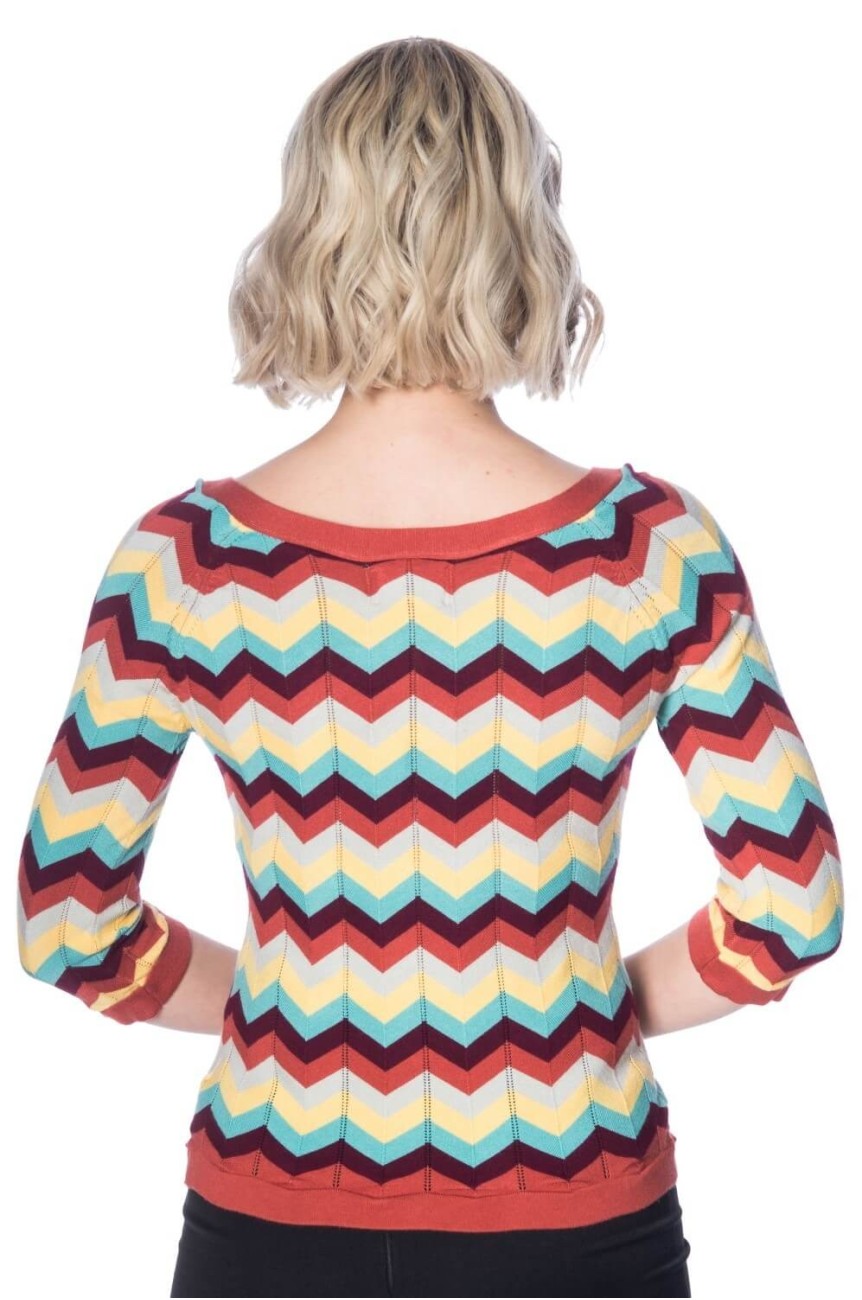 Pull femme année 70