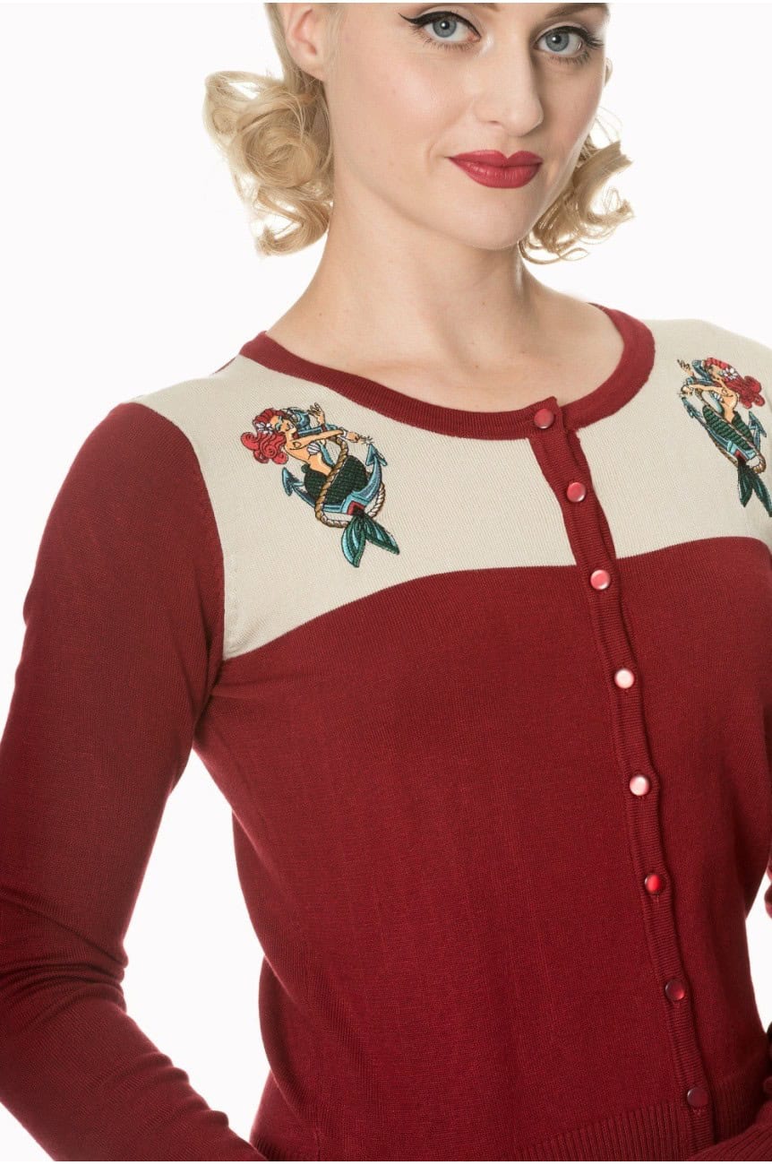Ofelia Cloe cardigan bordeaux