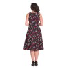 Robe corolle micros tete de mort
