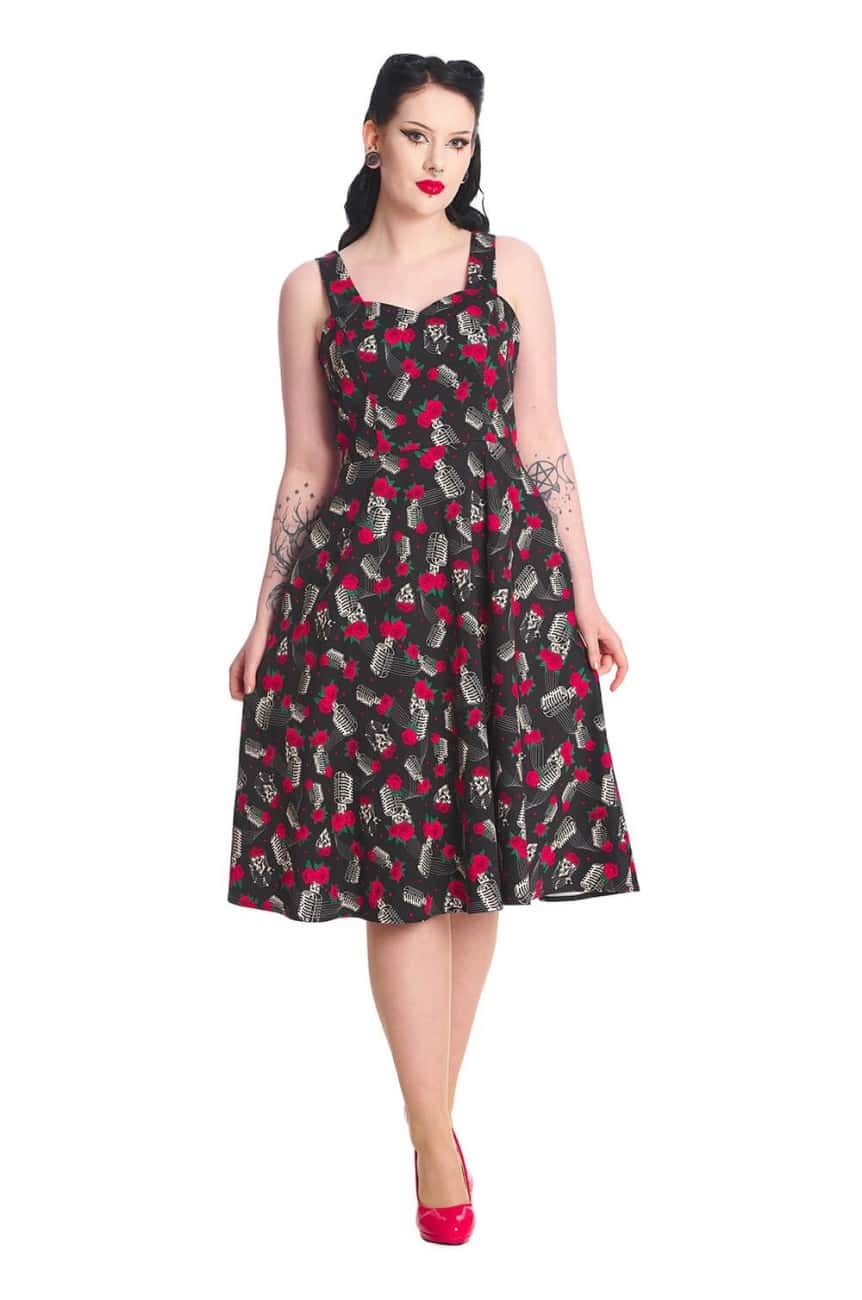 Robe corolle rock'n roll