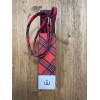 Lacet écossais rouge